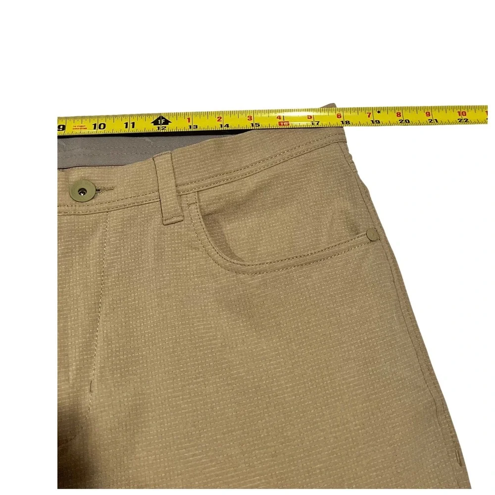 Tommy Bahama‎ Mens 35x30 Pineapple Print Tan Stretch 5-Pocket Pants